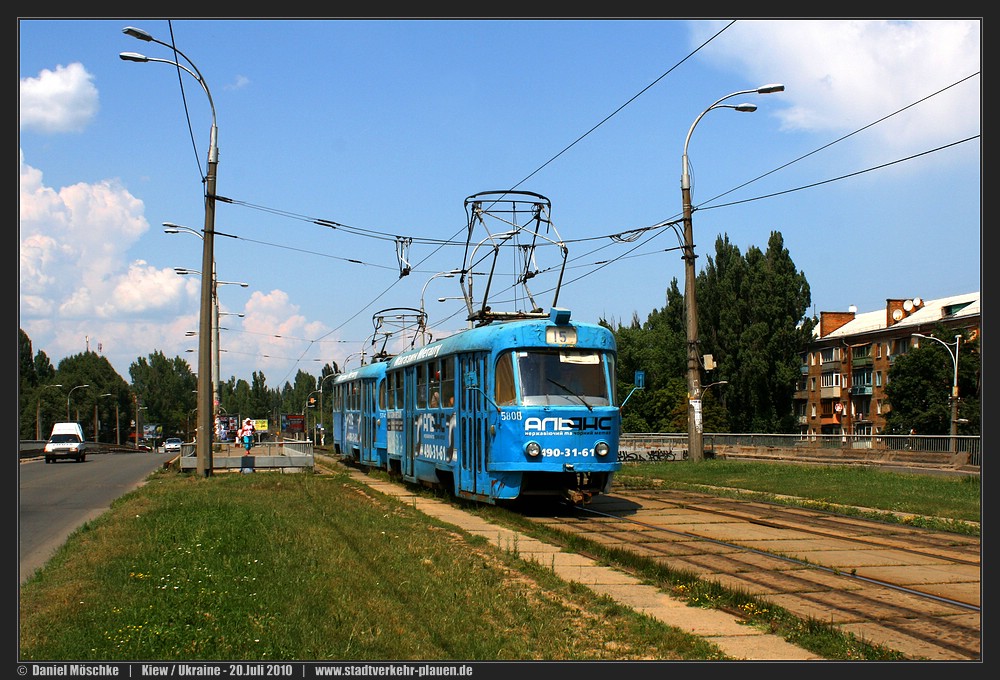 Kijów, Tatra T3SU Nr 5808