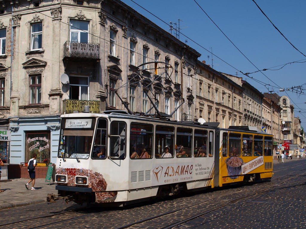 Львов, Tatra KT4D № 1162