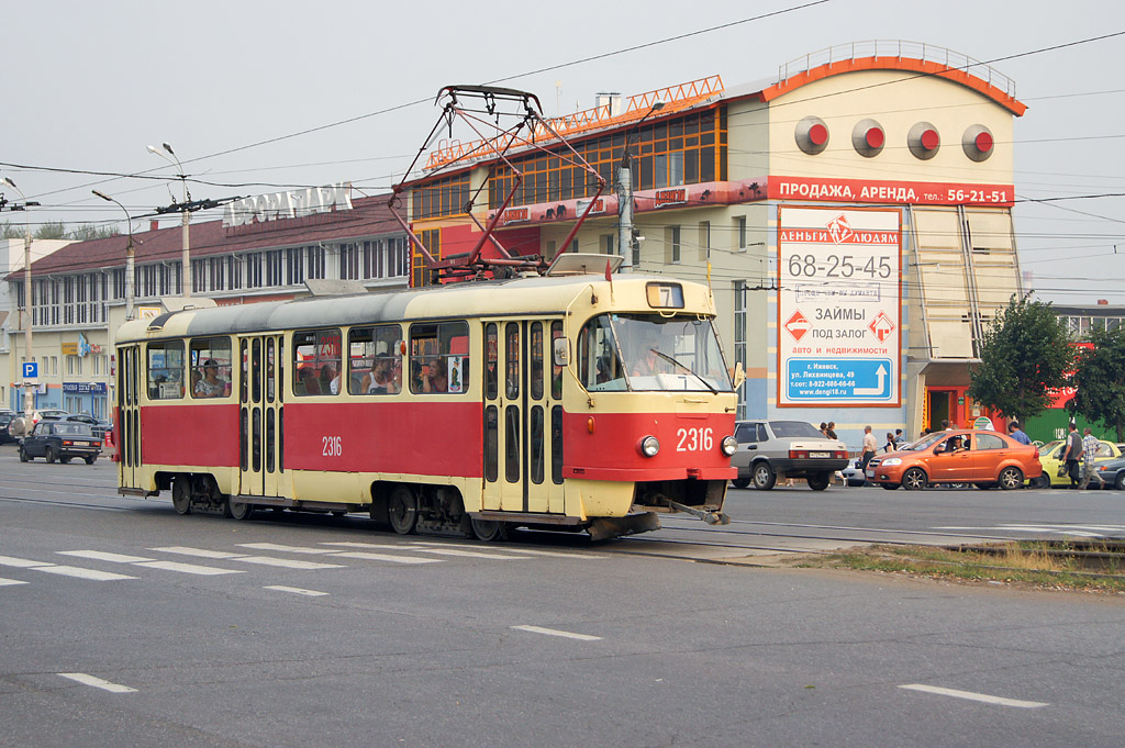 Ижевск, Tatra T3SU № 2316