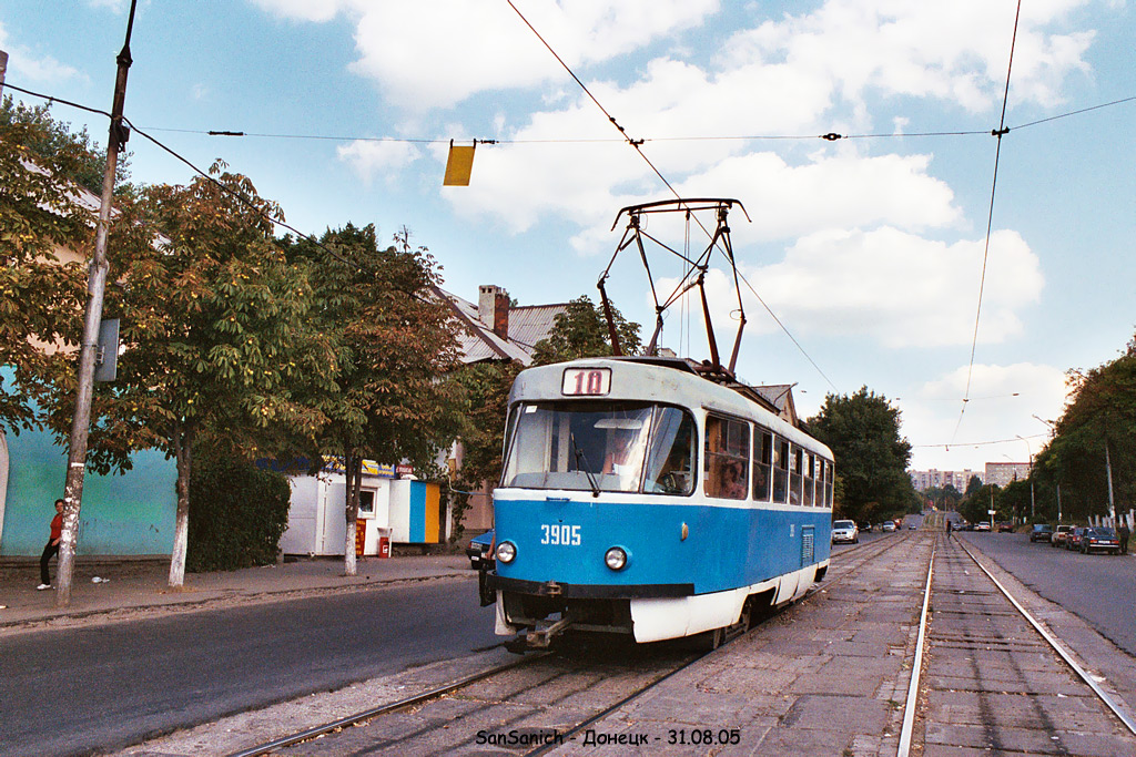 Donieck, Tatra T3SU (2-door) Nr 3905