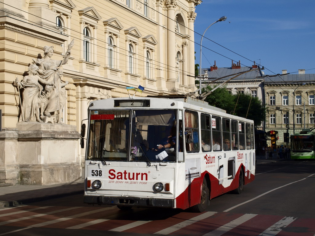 Львов, Škoda 14Tr02/6 № 538