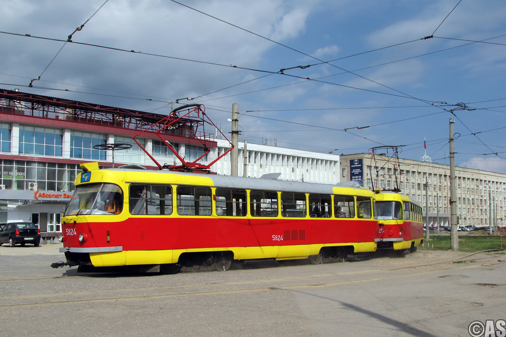 Волгоград, Tatra T3SU № 5824