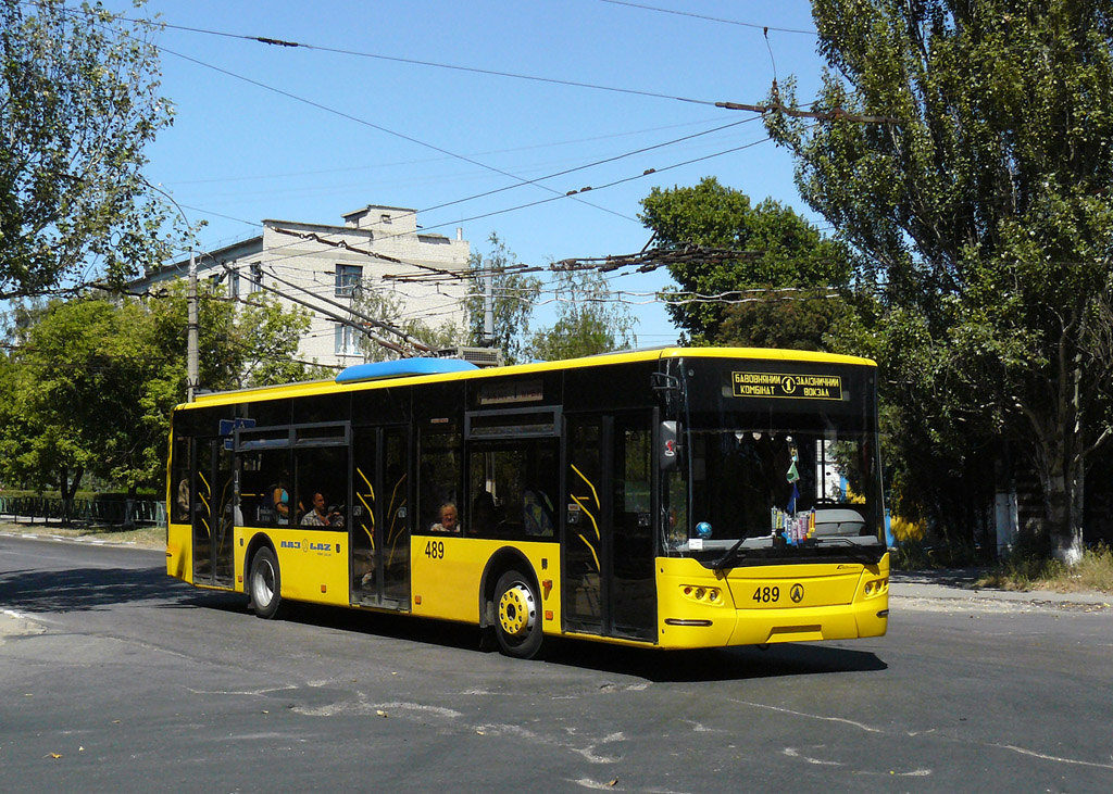 Херсон, ЛАЗ E183D1 № 489