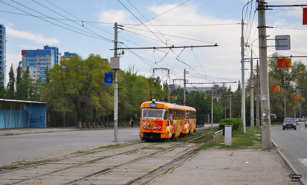 Волгоград, Tatra T3SU № 5743; Волгоград, Tatra T3SU № 5744