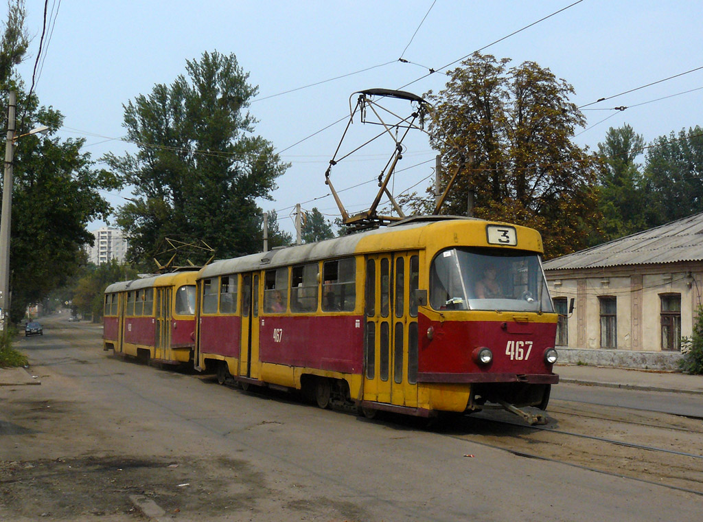 Харьков, Tatra T3SU № 467