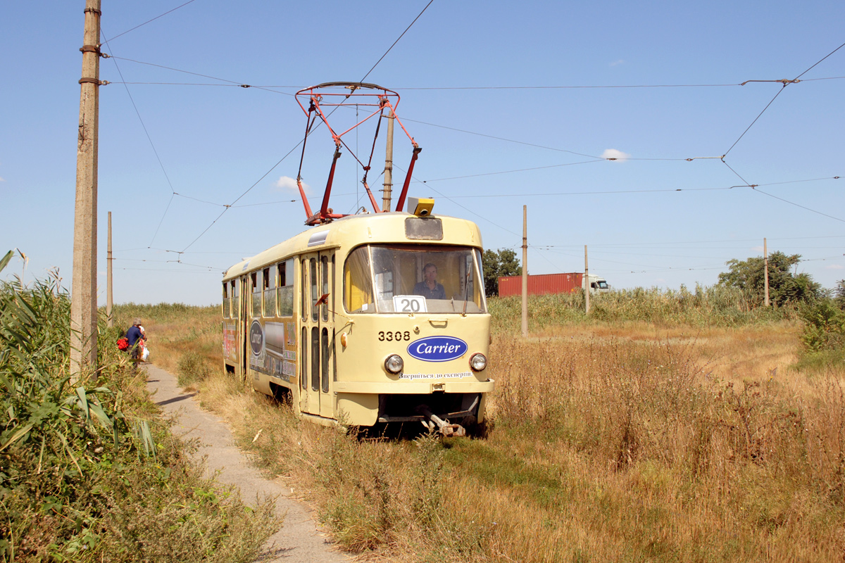 Одесса, Tatra T3SU № 3308