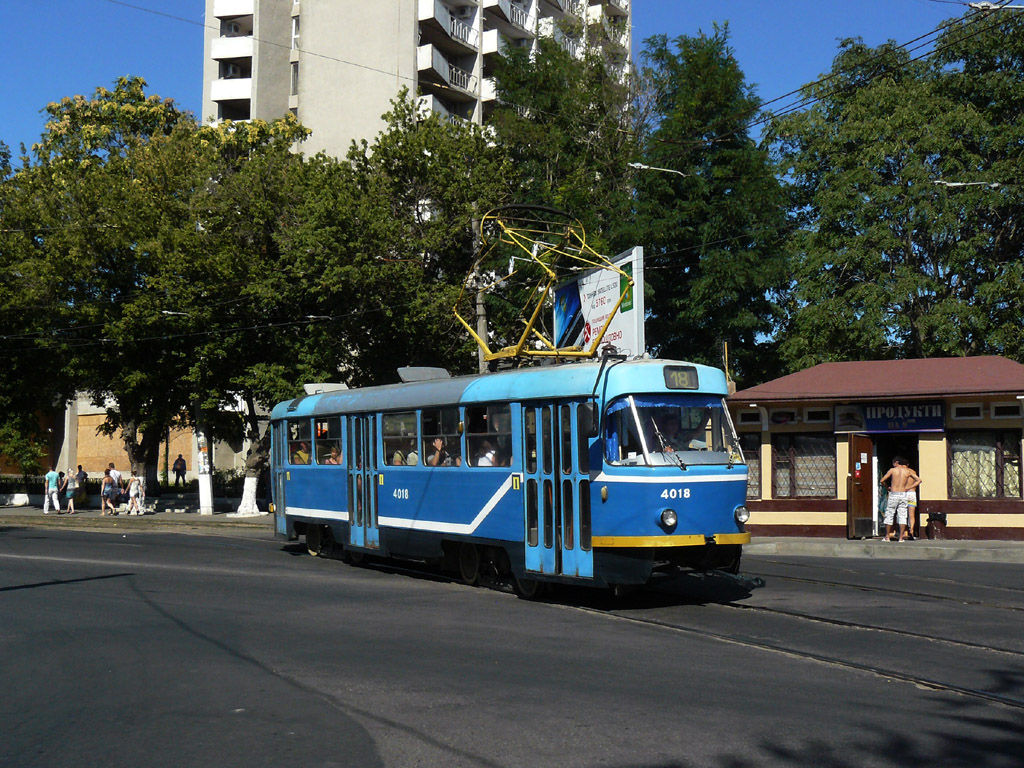 Одесса, Tatra T3R.P № 4018