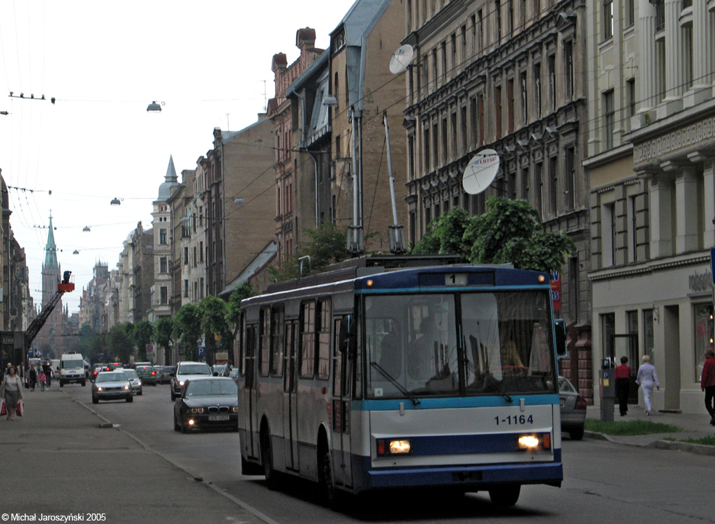 Рига, Škoda 14Tr02/6 № 1-1164