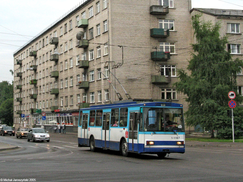 Рига, Škoda 14Tr02/6 № 1-1167