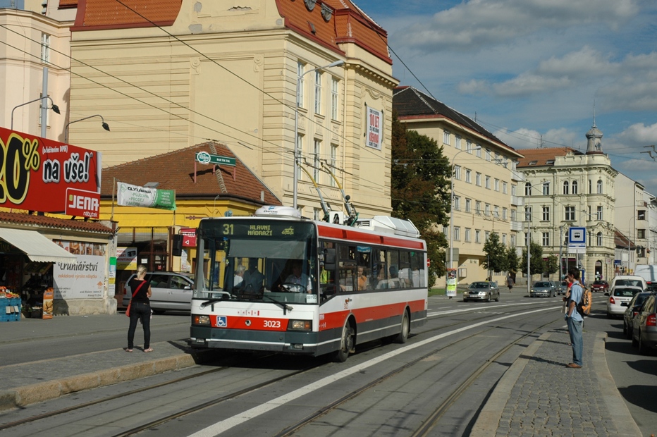 Брно, Škoda 21Tr № 3023