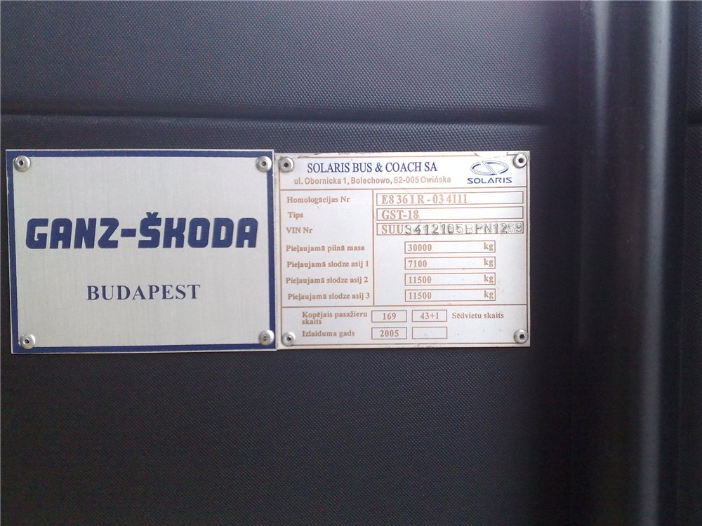 Рига, Solaris Trollino III 18 Ganz-Škoda № 26662