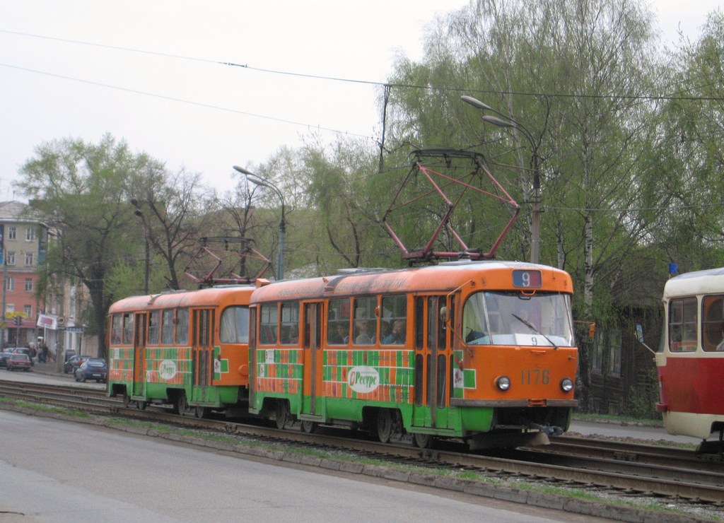 Ижевск, Tatra T3SU № 1176