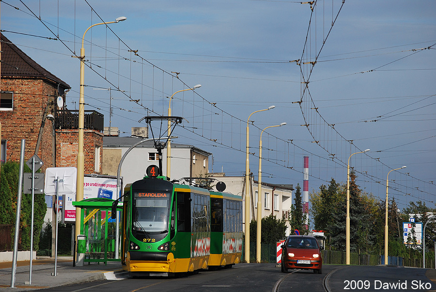 Познань, Konstal 105N-Alfa HF07 № 272