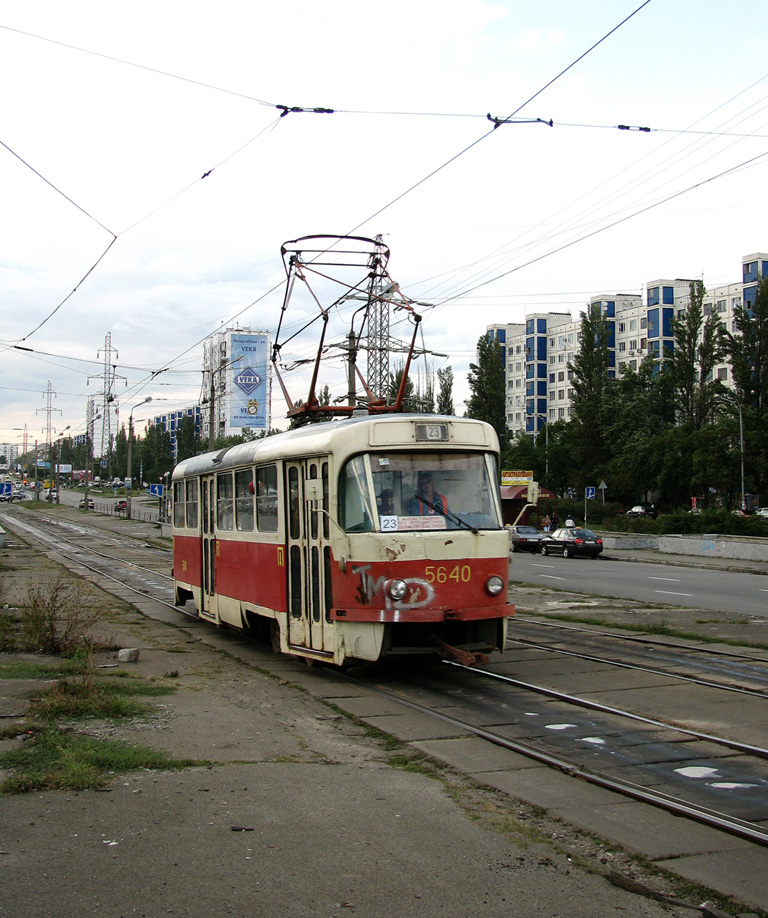 Киев, Tatra T3SU № 5640