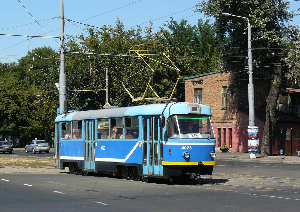Одесса, Tatra T3R.P № 4023