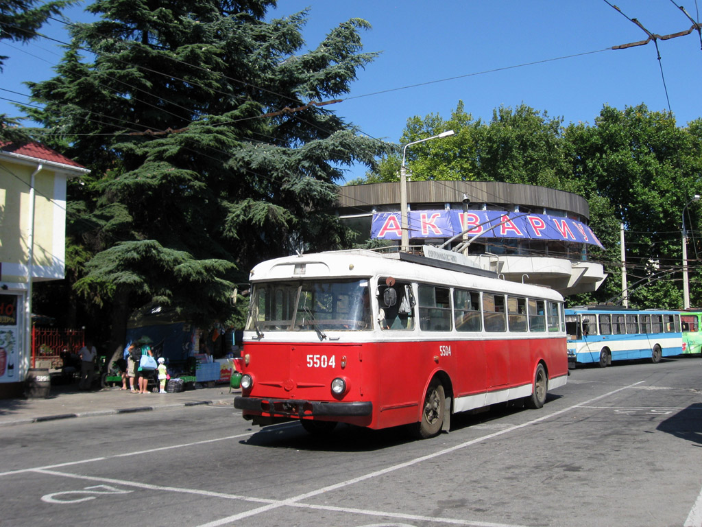 Крымский троллейбус, Škoda 9Tr19 № 5504