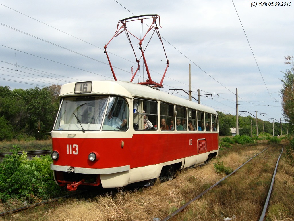 Донецк, Tatra T3SU № 113