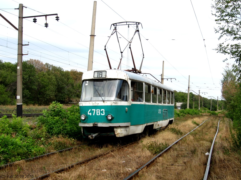 Донецк, Tatra T3SU (двухдверная) № 4783
