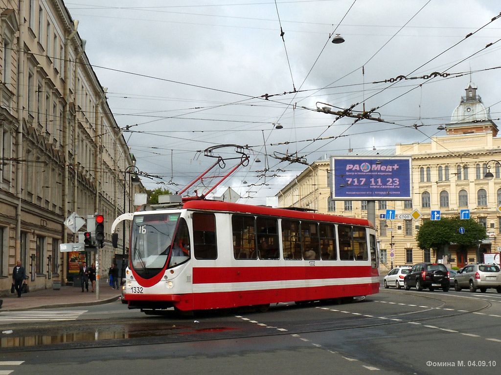 Санкт-Петербург, 71-134А (ЛМ-99АВН) № 1332