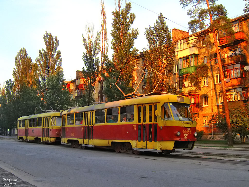 Kiiev, Tatra T3SU № 5563; Kiiev, Tatra T3SU № 6032 Kiiev, Tatra T3SU № 5563; Kiiev, Tatra T3SU № 6032