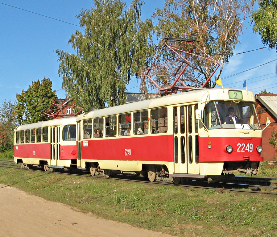 Iževsk, Tatra T3SU (2-door) č. 2249