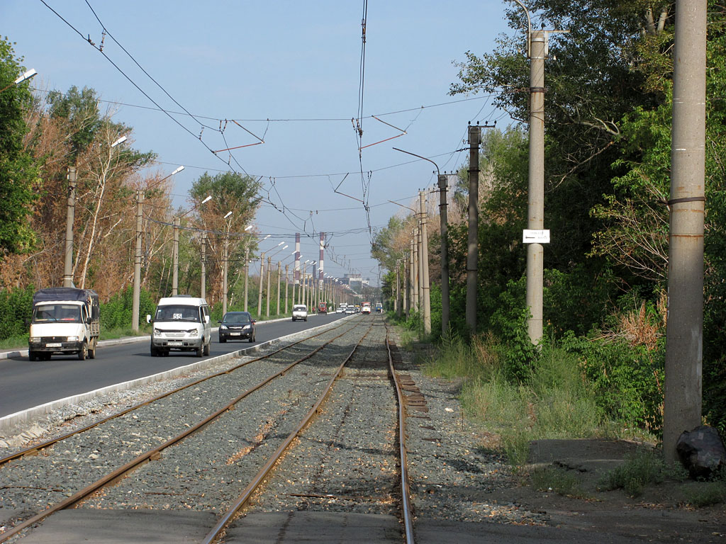 Orsk — Tram lines and loops