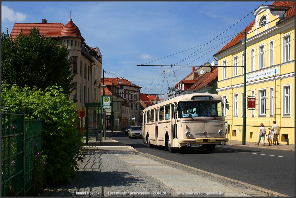 Eberswalde, Škoda 9Tr14 # 19; Eberswalde — Anniversary: 70 years of trolleybusses in Eberswalde (21.08.2010) • Jubiläum: 70 Jahre Obusbetrieb in Eberswalde (21.08.2010)