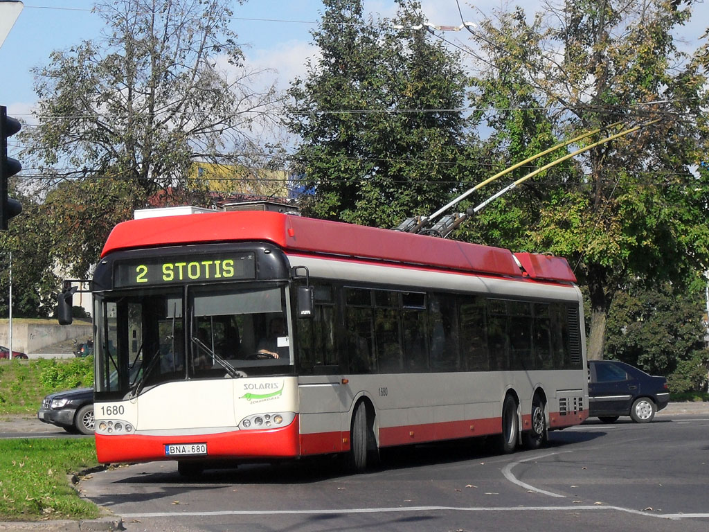 Вільнюс, Solaris Trollino II 15 AC № 1680