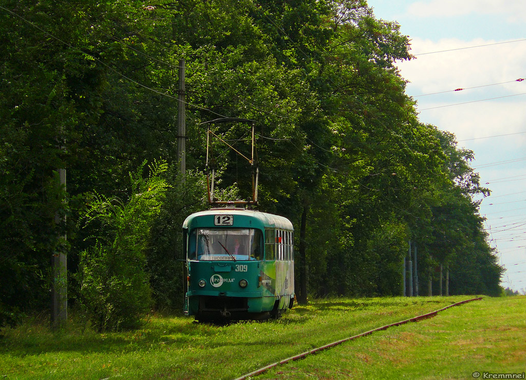 Харьков, Tatra T3SU № 309