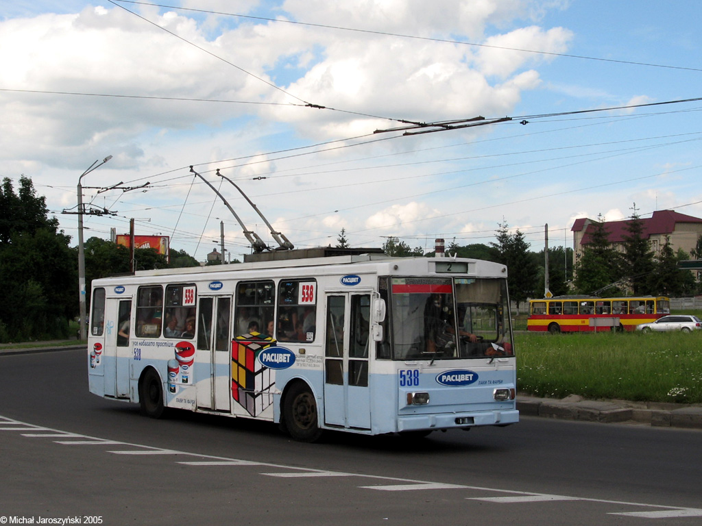 Львов, Škoda 14Tr02/6 № 538