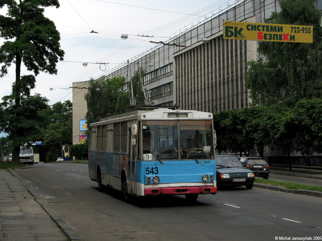 Львов, Škoda 14Tr89/6 № 543