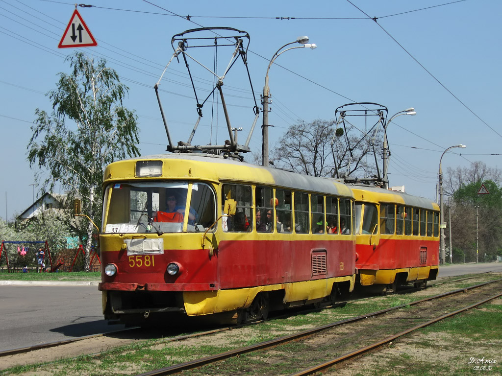 Киев, Tatra T3SU № 5581
