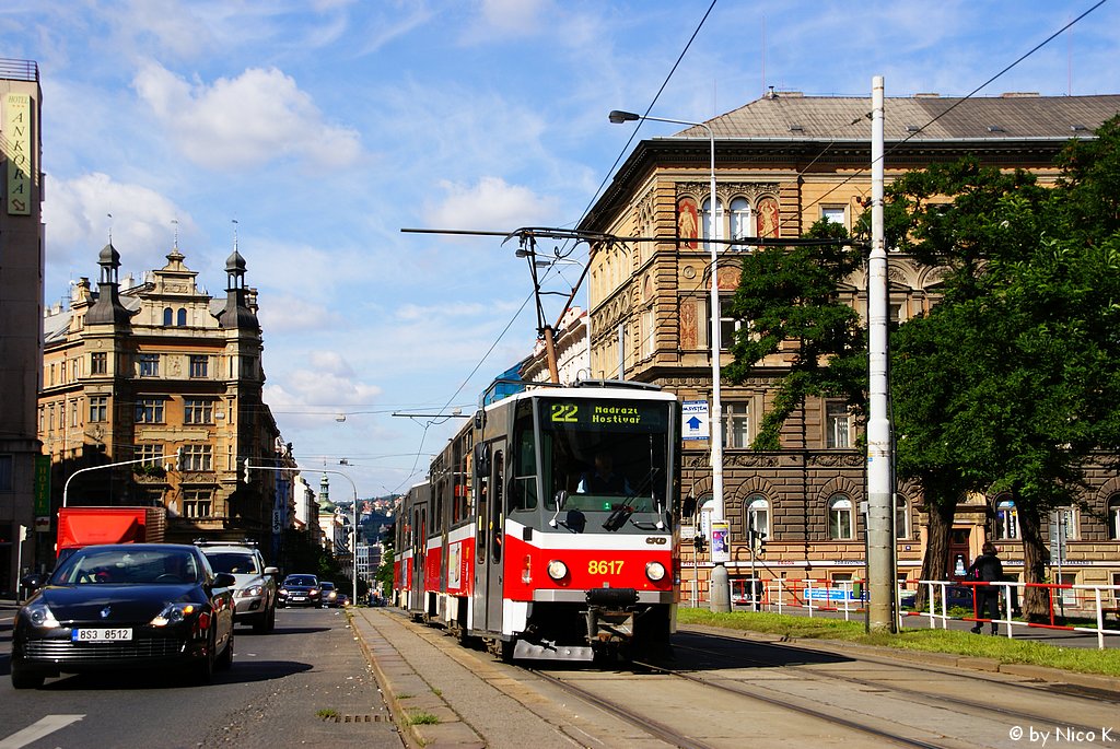 Прага, Tatra T6A5 № 8617 Прага, Tatra T6A5 № 8617
