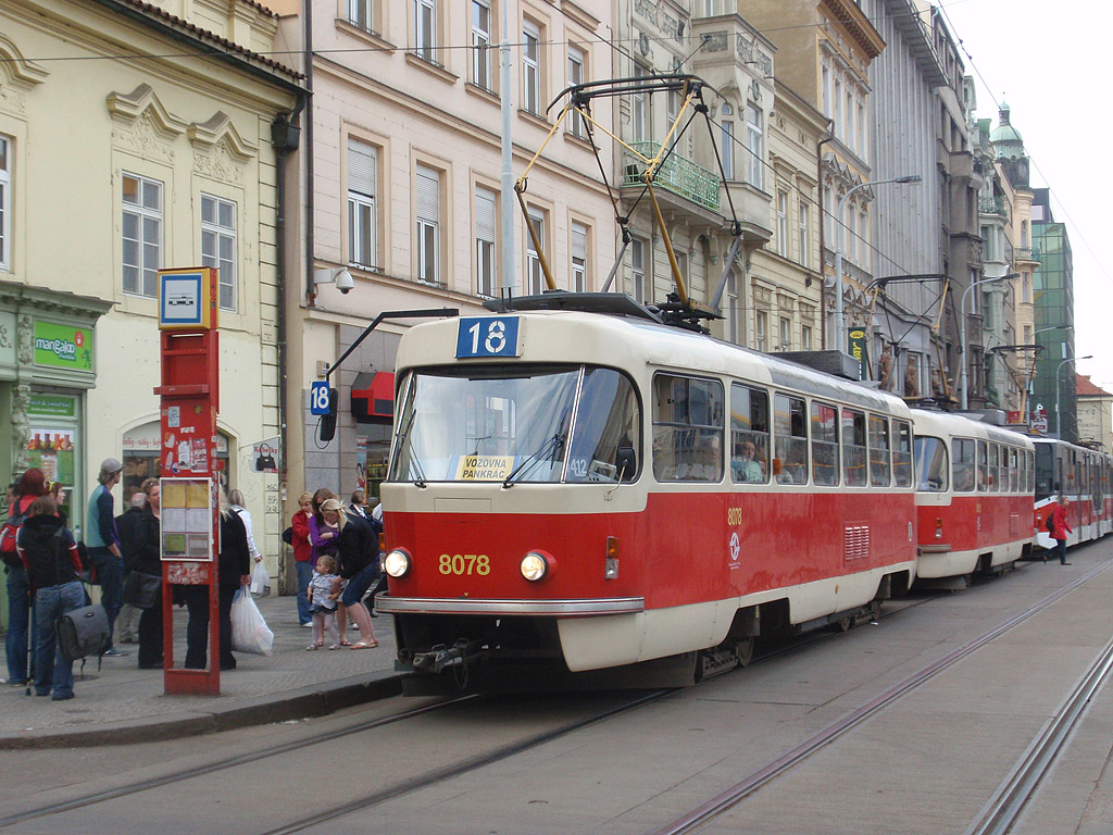 Prag, Tatra T3M Nr. 8078