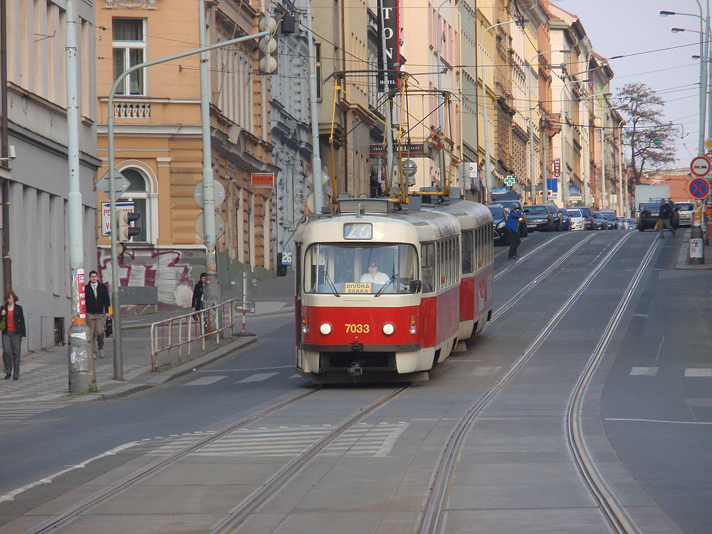 Прага, Tatra T3SUCS № 7033