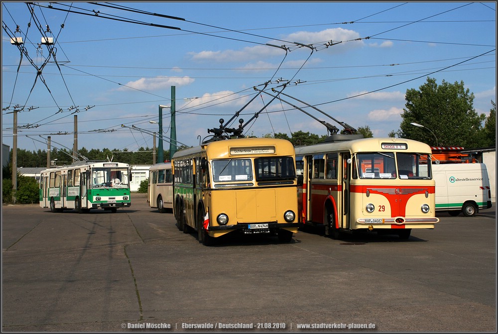 Eberswalde, SSW-DB 45/47 # 1224; Eberswalde — Anniversary: 70 years of trolleybusses in Eberswalde (21.08.2010) • Jubiläum: 70 Jahre Obusbetrieb in Eberswalde (21.08.2010); Eberswalde — Vehicles from other cities • Fahrzeuge aus anderen Städten Eberswalde, SSW-DB 45/47 # 1224; Eberswalde — Anniversary: 70 years of trolleybusses in Eberswalde (21.08.2010) • Jubiläum: 70 Jahre Obusbetrieb in Eberswalde (21.08.2010); Eberswalde — Vehicles from other cities • Fahrzeuge aus anderen Städten