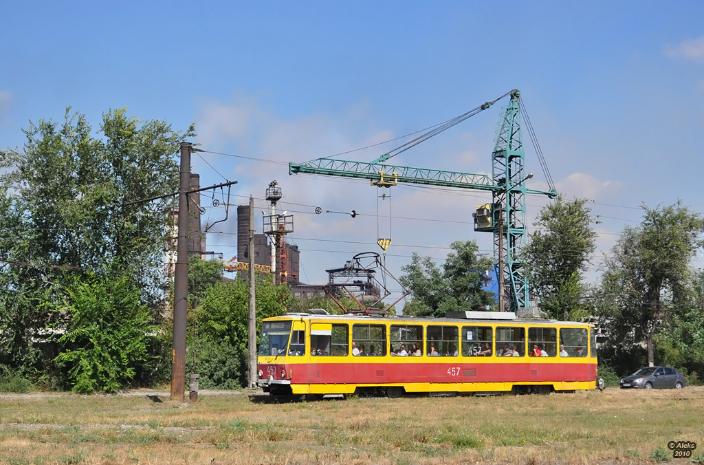 Запорожье, Tatra T6B5SU № 457