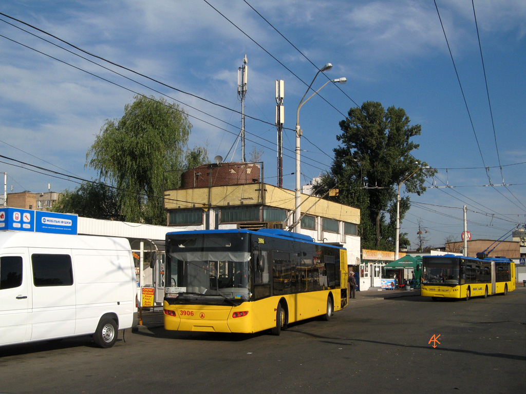 Киев, ЛАЗ E183D1 № 3906