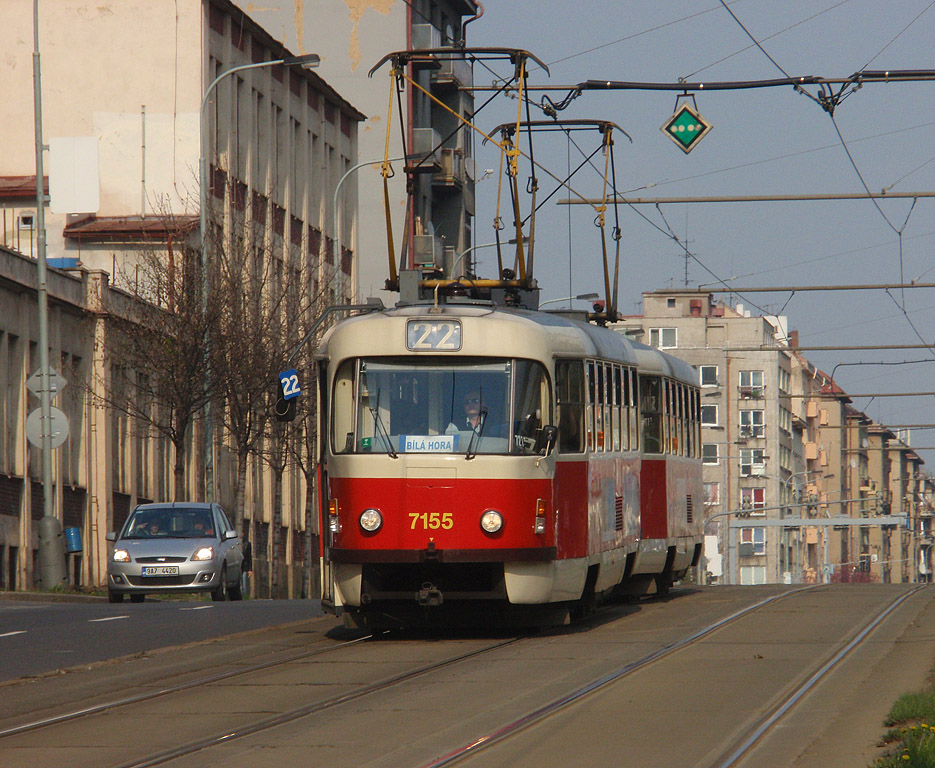 Прага, Tatra T3SUCS № 7155
