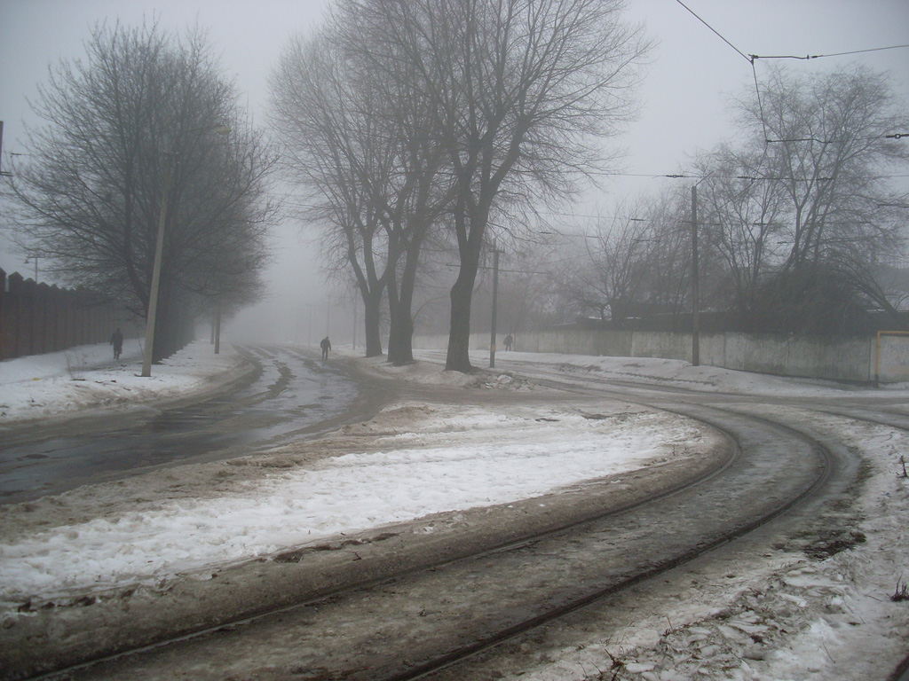 Dnipro — Tram network — right-bank part