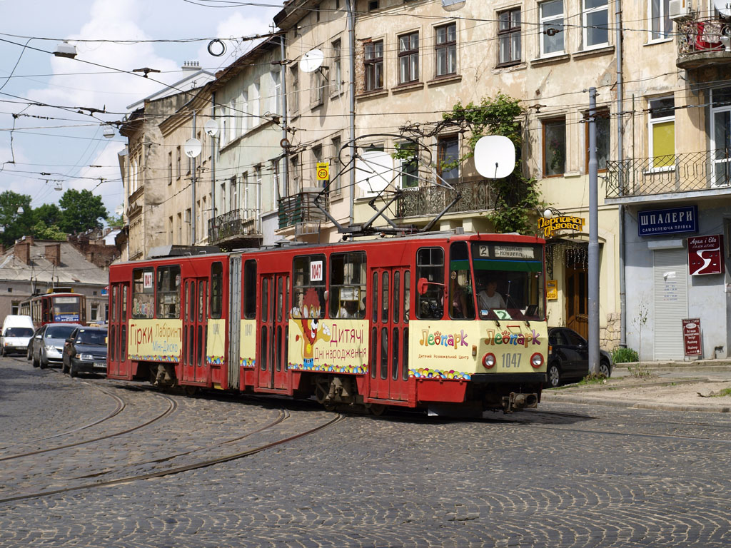 Львов, Tatra KT4SU № 1047