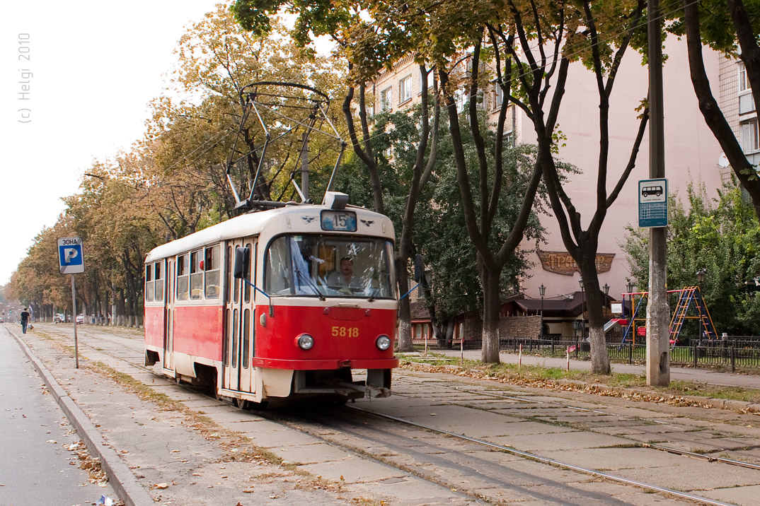 Киев, Tatra T3SU № 5818