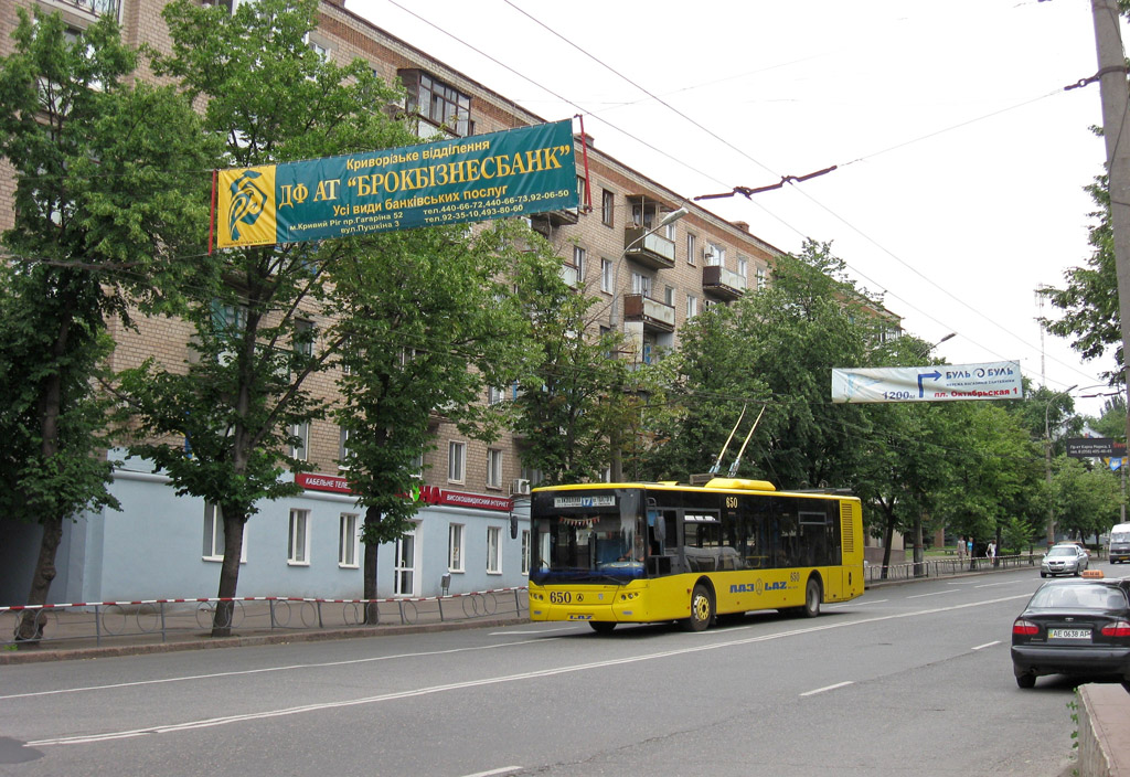 Кривой Рог, ЛАЗ E183D1 № 650