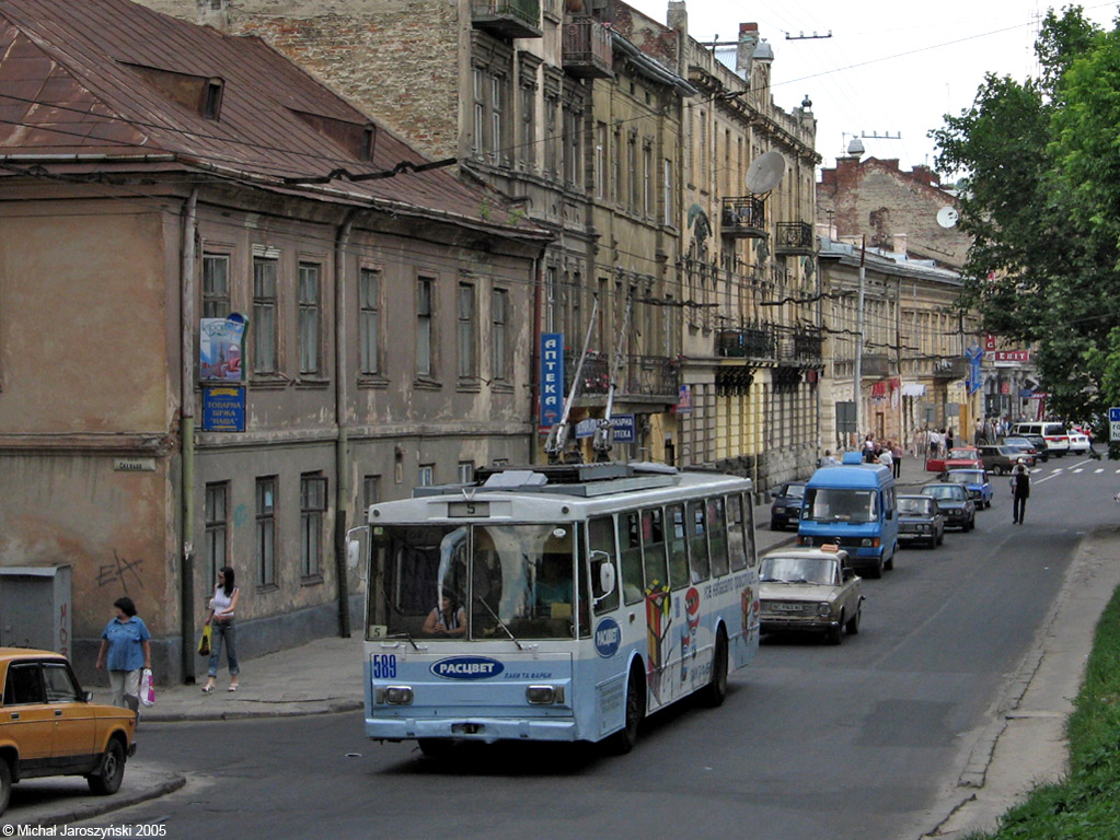 Львов, Škoda 14Tr11/6 № 589