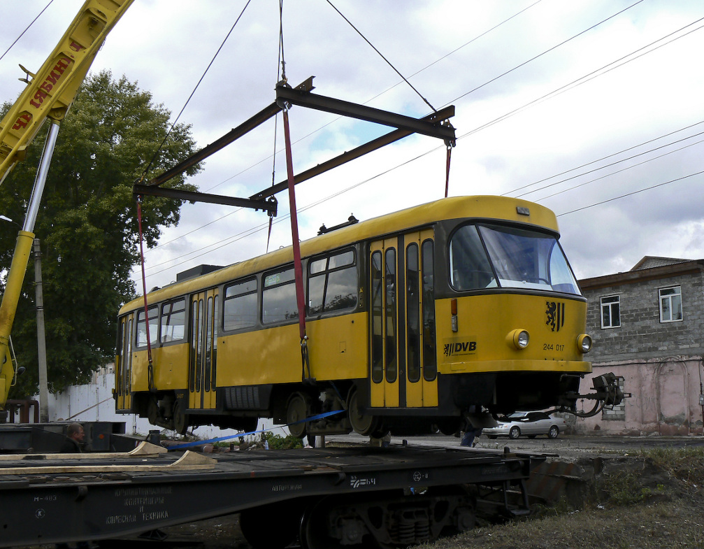Дрезден, Tatra TB4D № 244 017; Барнаул — ООО "Алтайская электротранспортная компания"