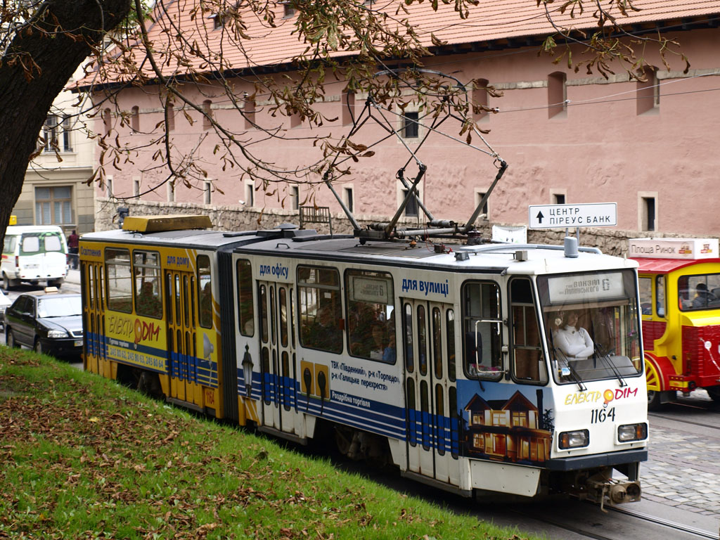 Львов, Tatra KT4D № 1164