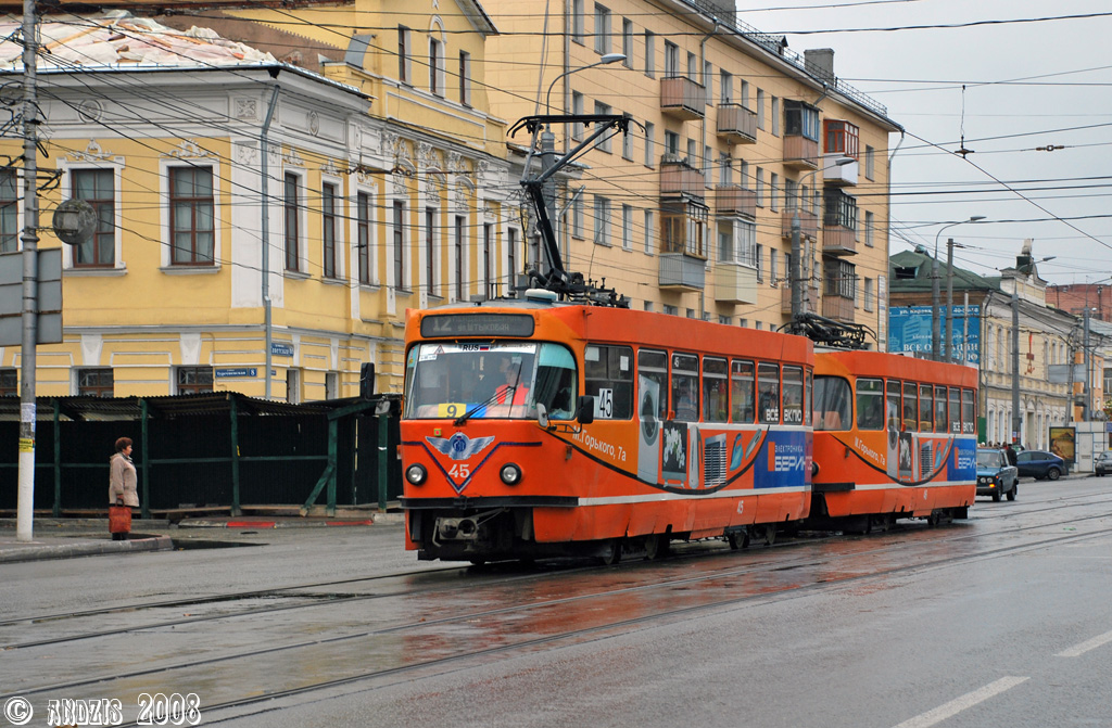 Тула, Tatra T3DC1 № 45