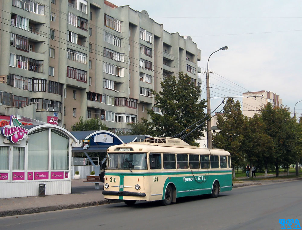 Луцк, Škoda 9Tr19 № 34