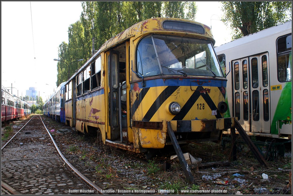 Sarajewo, Tatra T3YU Nr 128