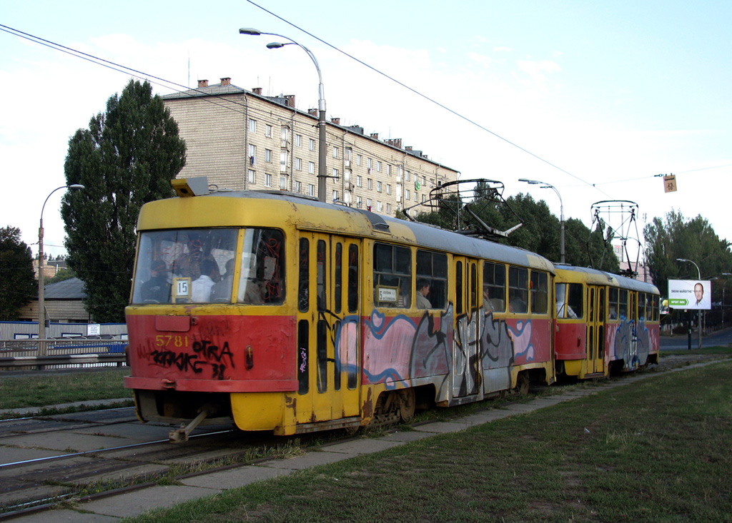 Киев, Tatra T3SU № 5781